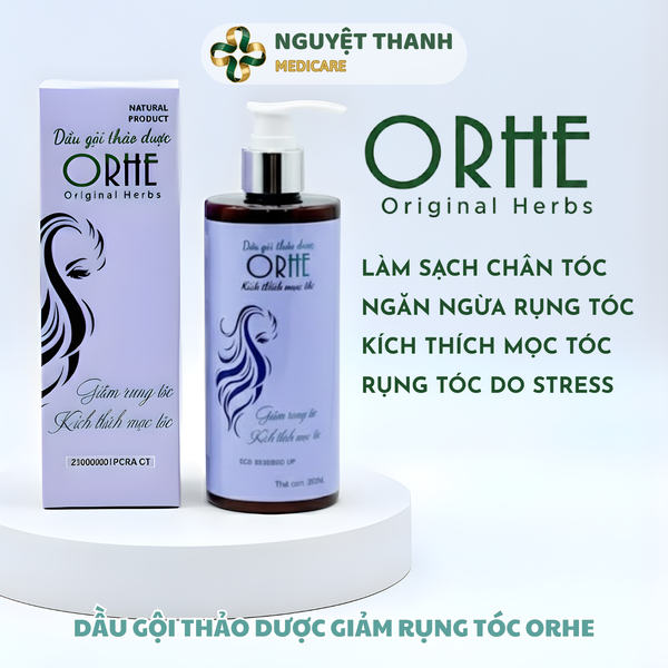 Dầu Gội Thảo Dược ORHE Giảm Rụng Tóc Và Kích Thích Mọc Tóc Chính Hãng
