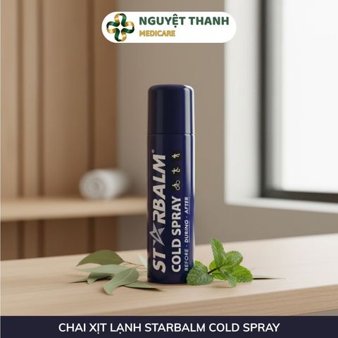 Chai Xịt Lạnh Starbalm Cold Spray Giảm Đau Cấp Tính, Chống Sưng 150ml
