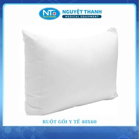 Bộ Ruột Gối Và Vỏ Áo Gối Y Tế 40x60cm