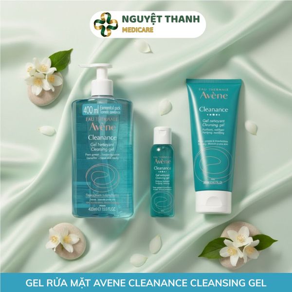Gel Rửa Mặt Avène Cleanance Cleansing Gel Cho Da Dầu Mụn