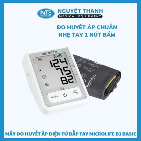 Máy Đo Huyết Áp Microlife B3 BASIC