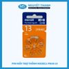 1 VỈ 6 VIÊN Pin máy trợ thính 13 Maxcell - MAXELL PR48(13) không thủy ngân 1.45V