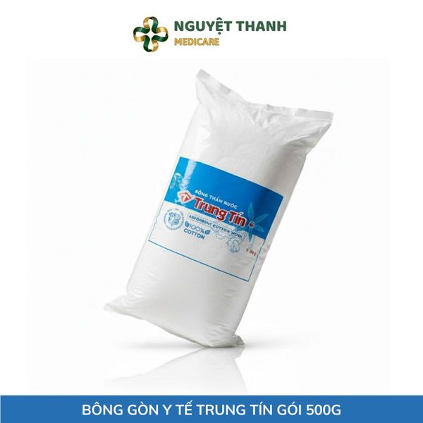 Bông Gòn Y Tế Trung Tín 100% Tự Nhiên - Thấm Hút Cực Tốt