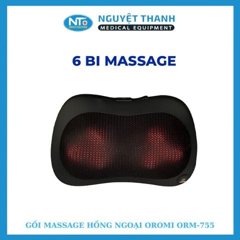Gối massage hồng ngoại Oromi ORM-755