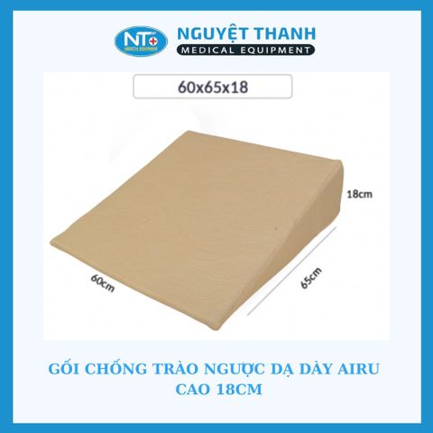 Gối Chống Trào Ngược Dạ Dày Airu Cao 18cm
