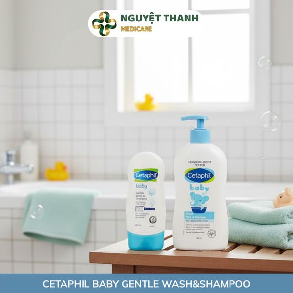 Sữa Tắm Gội Cho Bé Cetaphil Baby Gentle Wash & Shampoo