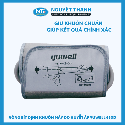 Vòng Bít Định Khuôn Máy Đo Huyết Áp Bắp Tay Yuwell YE650D