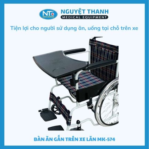 Bàn Ăn Gắn Trên Xe Lăn MK-574