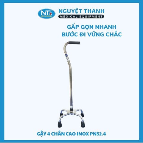 Gậy 4 Chân Inox PN52.4 Phana