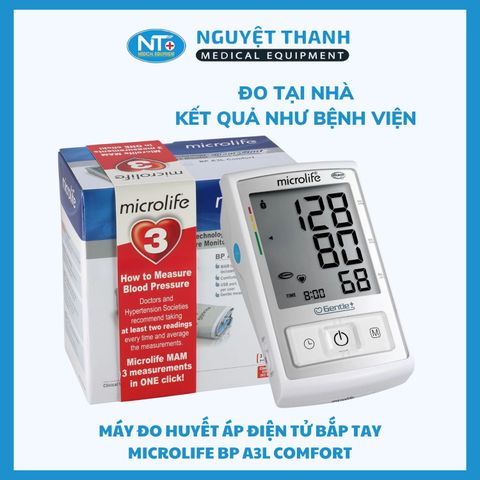 Máy Đo Huyết Áp Bắp Tay Microlife A3L Comfort