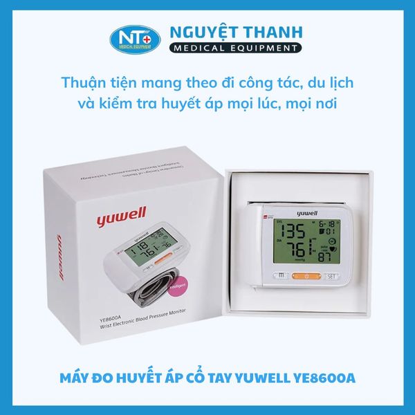 Máy Đo Huyết Áp Cổ Tay Yuwell YE8600A