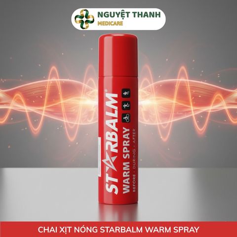 Chai Xịt Nóng Starbalm Warm Spray 150ml, Làm Ấm Cơ Nhanh, Ngừa Chấn Thương