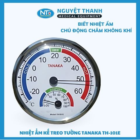 Nhiệt Ẩm Kế Treo Tường Tanaka TH-101E