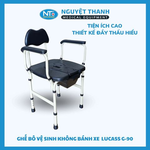 Ghế Bô Vệ Sinh Sắt Sơn Lucass G-90