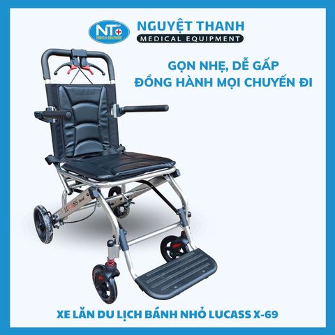 Xe Lăn Du Lịch Bánh Nhỏ X-963 (X-69)