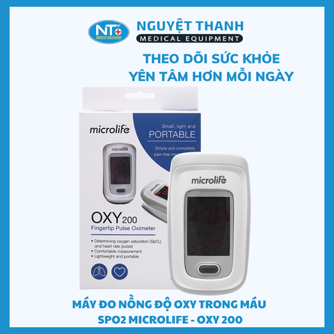 Máy Đo Nồng Độ Oxy Microlife OXY 200