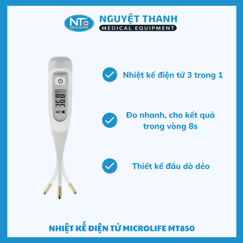 Nhiệt Kế Điện Tử Microlife MT850