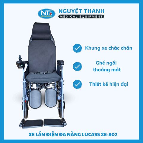 Xe Lăn Điện Đa Năng Lucass XE-802