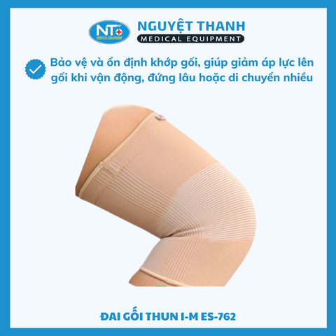 Đai Gối Thun I-M ES-762 Chính Hãng
