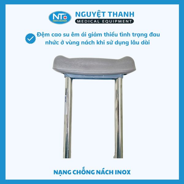 Nạng Chống Nách Inox Oromi (1 Cặp)