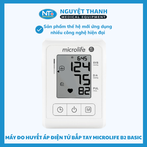 Máy Đo Huyết Áp Bắp Tay Microlife B2 Basic