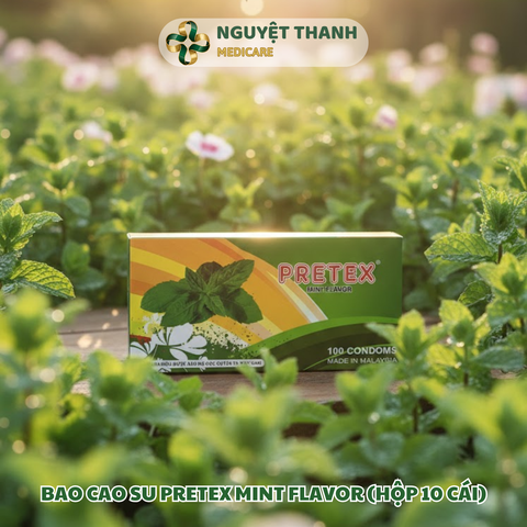 Bao Cao Su Pretex Mint Flavor Hương Bạc Hà