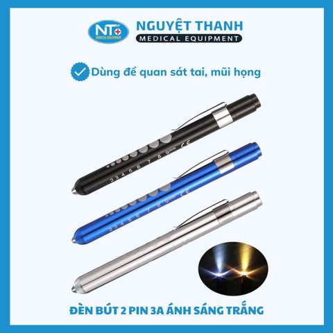 Đèn Bút 2 Pin 3A Ánh Sáng Trắng Đã Bao Gồm Pin