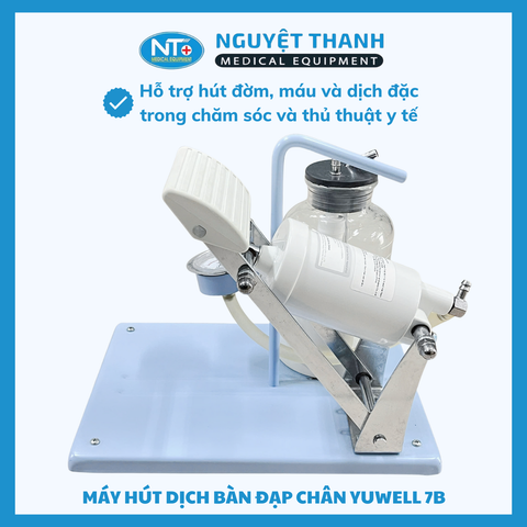 Máy Hút Dịch Đạp Chân Yuwell 7B
