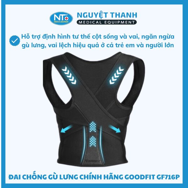 Đai Chống Gù Lưng GoodFit GF716P