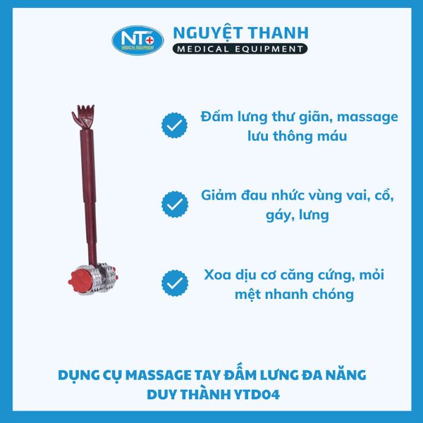 Dụng Cụ Massage Tay Đấm Lưng Đa Năng YTD04