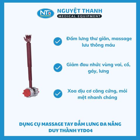 Dụng Cụ Massage Tay Đấm Lưng Đa Năng YTD04