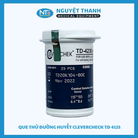 Que thử đường huyết Cleverchek (TD4230)