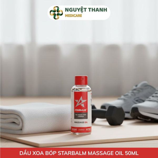Dầu Xoa Bóp Starbalm 50ml Hà Lan, Giảm Đau Nhức Cơ Xương Khớp 50ml