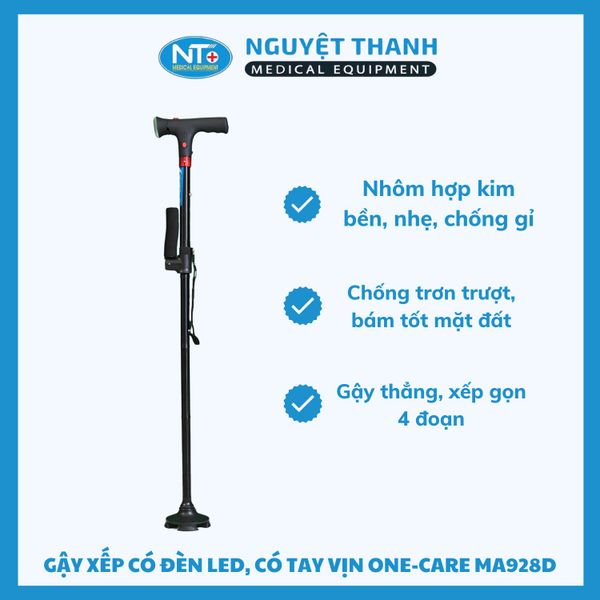 Gậy thẳng có đèn LED, có tay vịn One-X MA928D