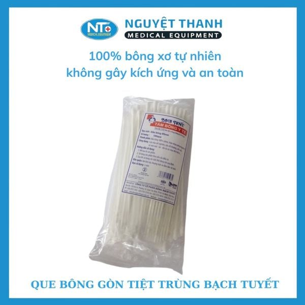 Que gòn xét nghiệm Bạch Tuyết (bịch nhỏ 5 que)