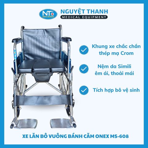 Xe Lăn Bô Vuông, Bánh Căm One-X MS 608