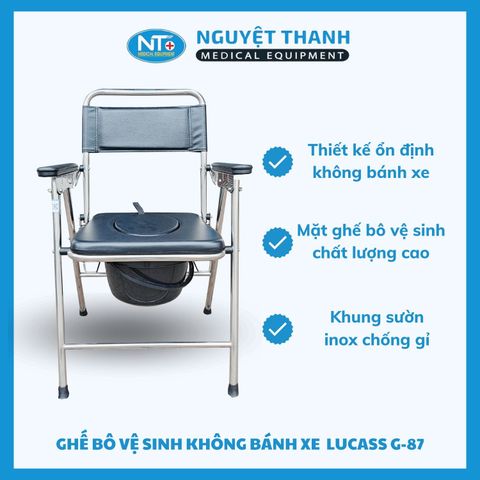 Ghế bô inox gấp gọn Lucass G-87