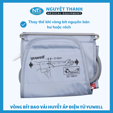 Vòng bít máy đo huyết áp Yuwell (bao vải)