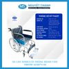 Xe lăn simili có thắng, bánh căm Oromi ALK875-46