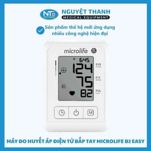 Máy Đo Huyết Áp Bắp Tay Microlife B2 Easy