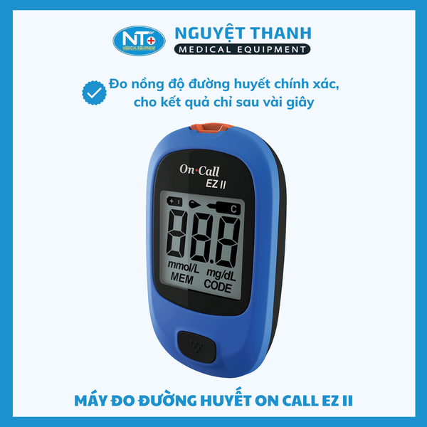 Máy Đo Đường Huyết ACON On Call EZ II Chính Hãng, Độ Chính Xác Cao