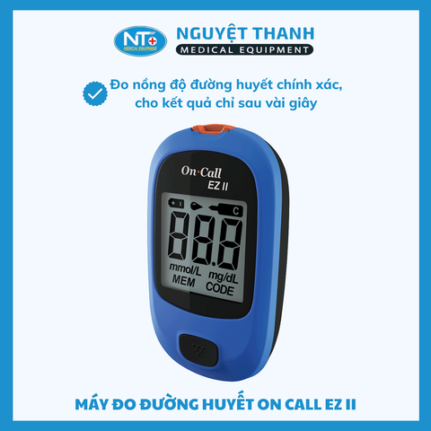 Máy Đo Đường Huyết ACON On Call EZ II Chính Hãng, Độ Chính Xác Cao