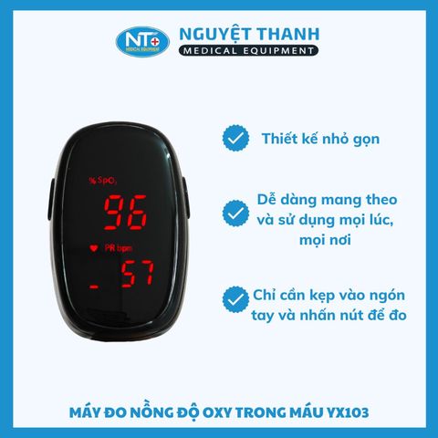 Máy Đo Nồng Độ Oxy Trong Máu SpO2 Yuwell YX103