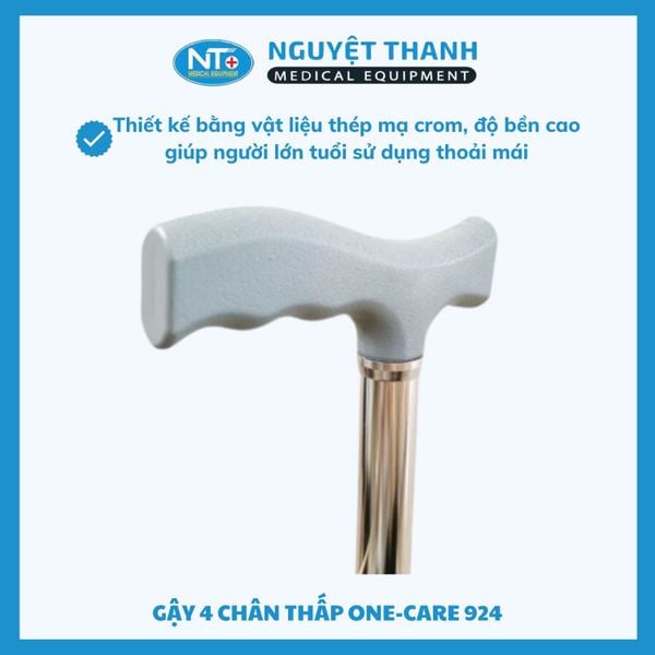 Gậy 4 Chân Thấp One-Care 924