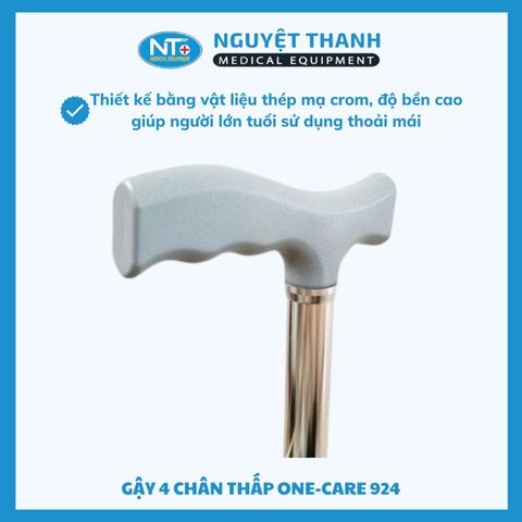 Gậy 4 Chân Thấp One-Care 924