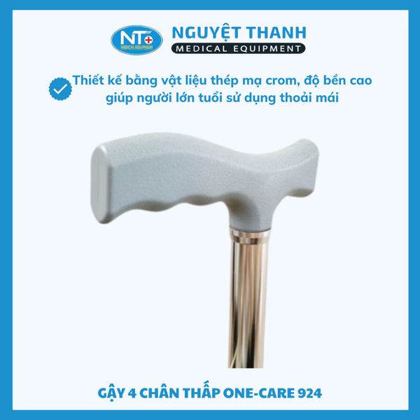 Gậy 4 Chân Thấp One-Care 924
