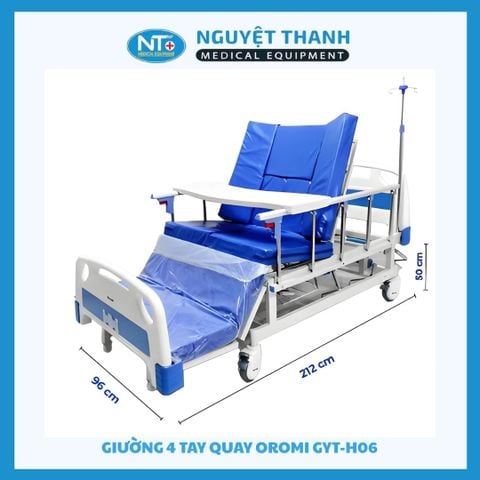 Giường 4 tay quay Oromi GYT- H06 (JD-H06)