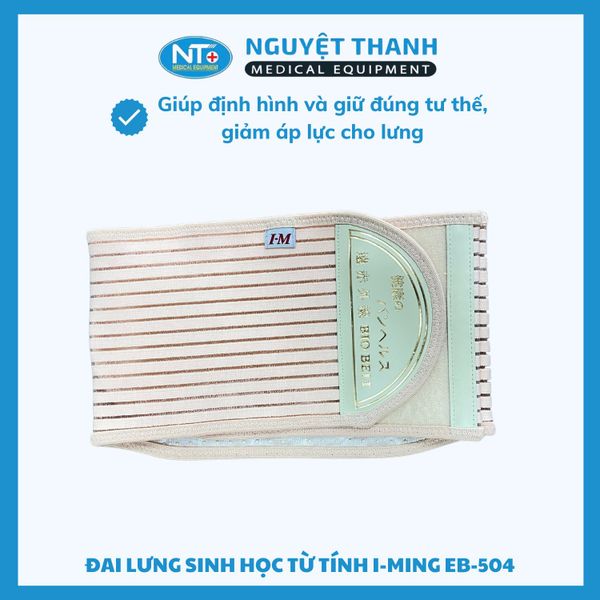 Đai Lưng Sinh Học Từ Tính I-M EB-504