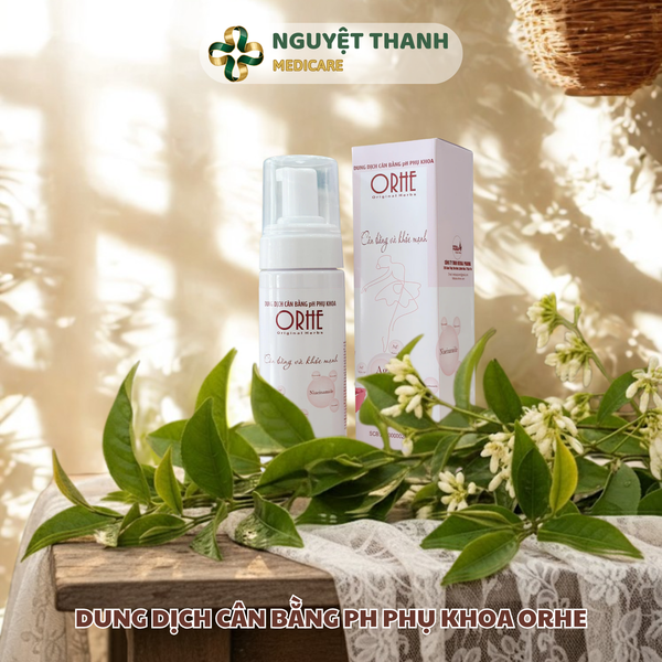 Dung Dịch Vệ Sinh Phụ Nữ ORHE Kháng Khuẩn, Cân Bằng pH