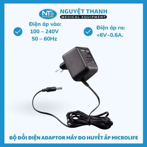 Adapter máy đo huyết áp Microlife